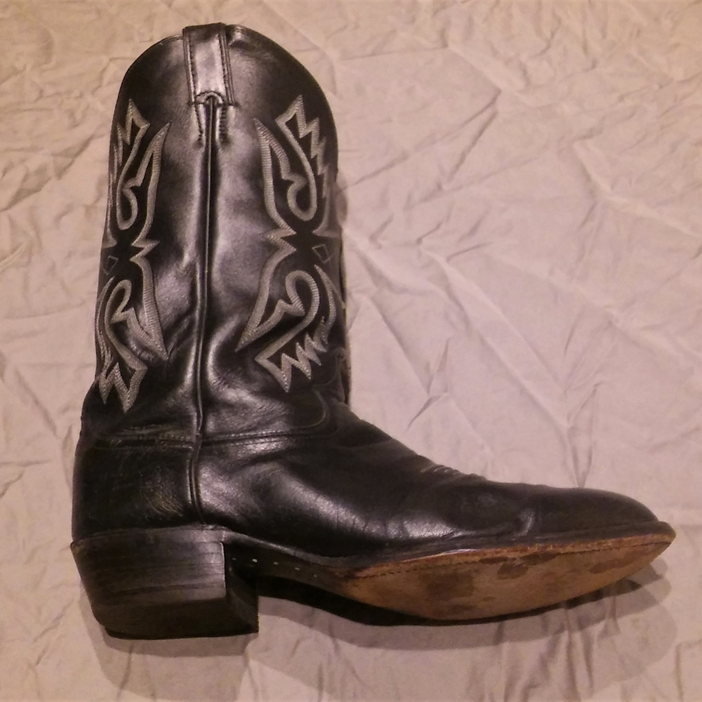 Justin Men's Leather Cowboy Boots